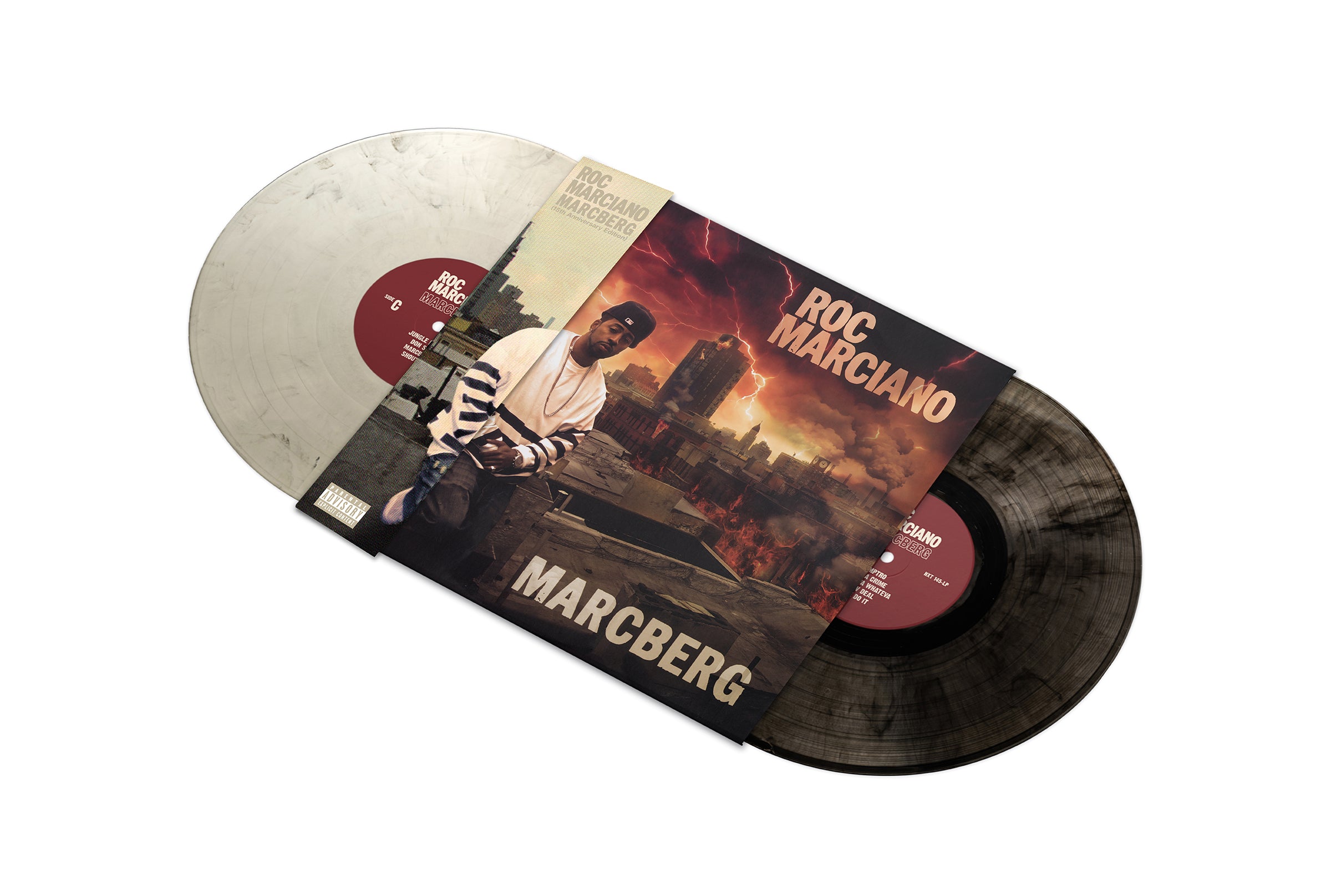 Marcberg 15th Anniversary Edition - Limited Colored 2xLP Vinyl with OBI Strip - Perfect for Hip-Hop Collectors & Music Enthusiasts