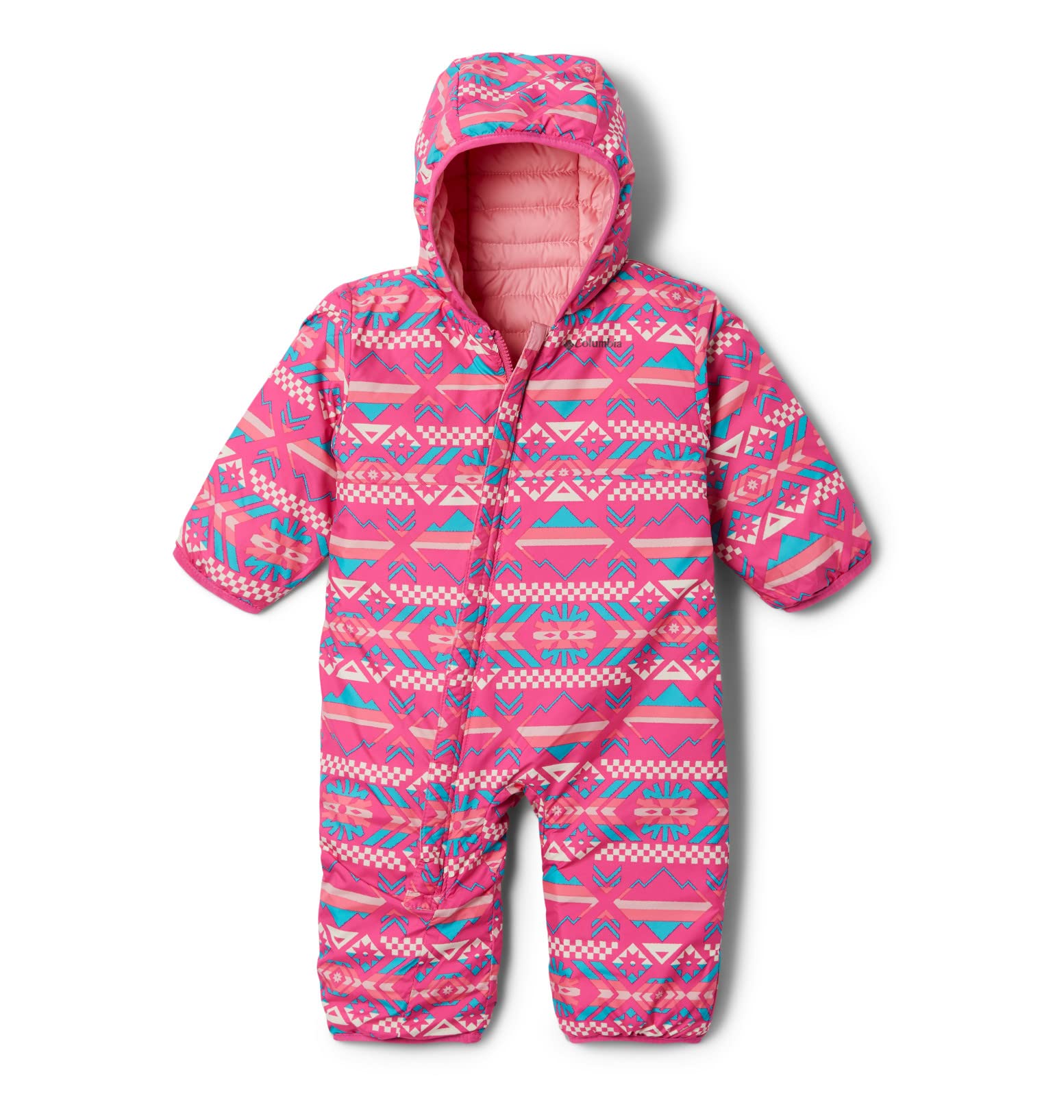 Columbia Baby Unisex Powder Lite Reversible Bunting - Warm Winter Snowsuit for Infants & Toddlers - Perfect for Outdoor Play, Snow Days & Cold Weather Adventures