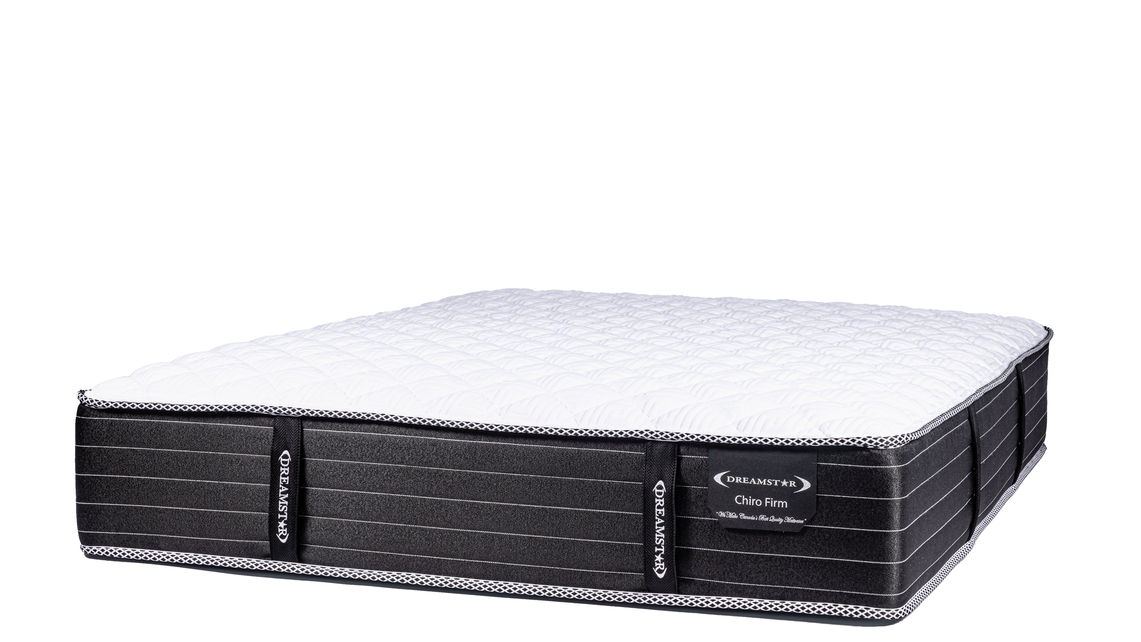 Chiro Firm Mattress - 13 Inch Thick Firm Support with Zone Pocket Coils for Back Pain Relief & Pressure Relief - Perfect for Side, Back & Stomach Sleepers