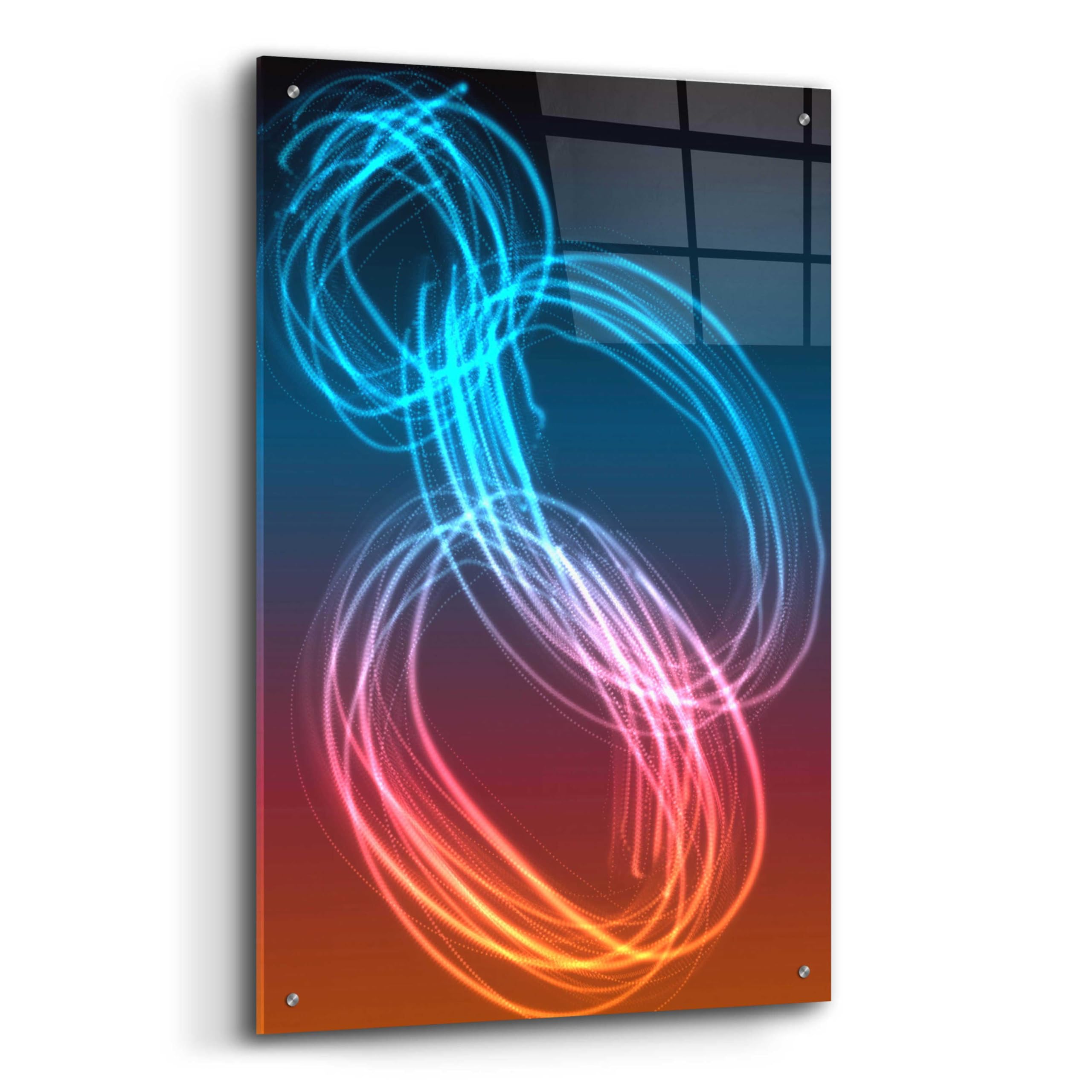 Epic Art 'Mysterious Light 24' by Irena Orlov - 24x36 Inch Acrylic Glass Wall Decor - Modern Abstract Painting for Living Room, Bedroom & Office