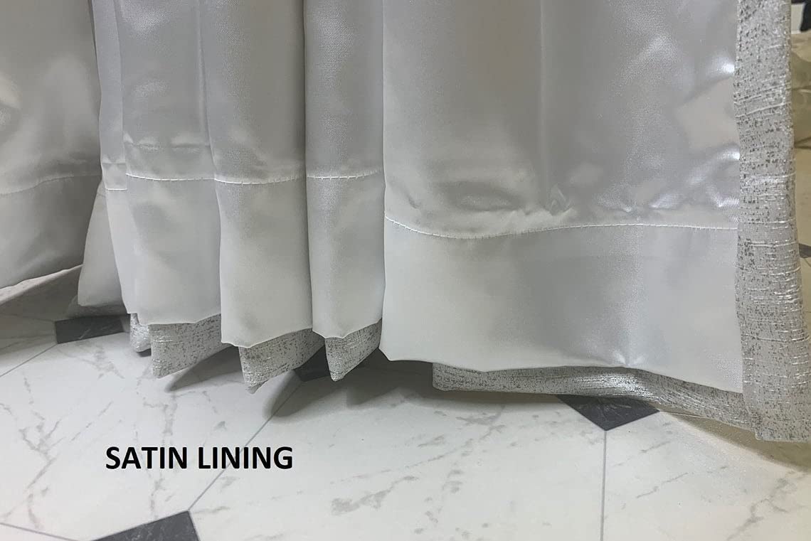 Custom Made Curtains with Satin, Cotton or Blackout Lining - 100% Blackout, 50
