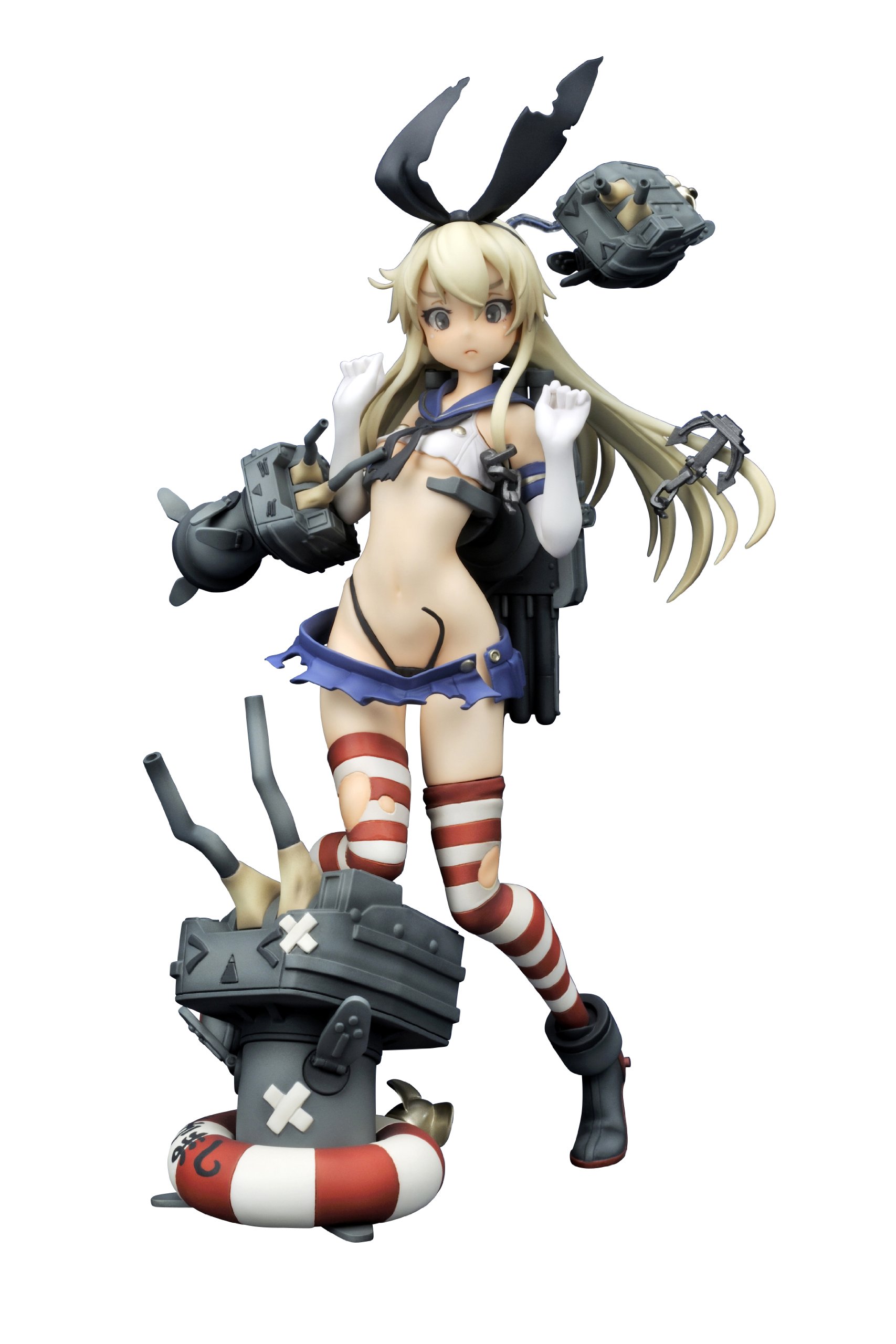 QuesQ KanColle: Shimakaze PVC Figure 1/8 Scale Anime Collectible - Perfect for Display, Gaming Rooms, and Anime Fans