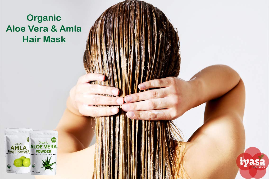 Organic Aloe Vera Powder (Aloe Barbadensis) - 8oz/223g Resealable Pack for DIY Face Masks, Hair Care & Natural Moisturizer - Cooling Skin Treatment for Sunburn, Acne & Dry Skin Relief