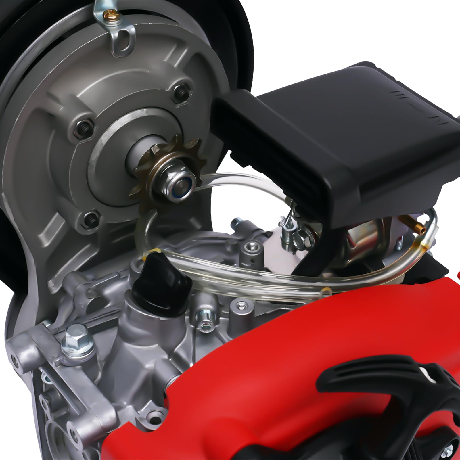 49CC 4-Stroke Bicycle Engine Kit - Single Cylinder Air-Cooled Gas Motor for 26