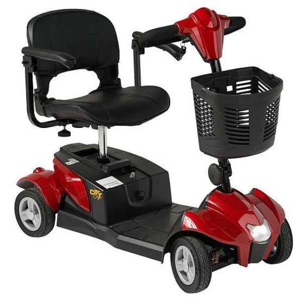 EV Rider CityCruzer 4-Wheel Mobility Scooter for Adults - Lightweight Electric Scooter with Long Battery Life - Perfect for Shopping, Travel & Outdoor Activities