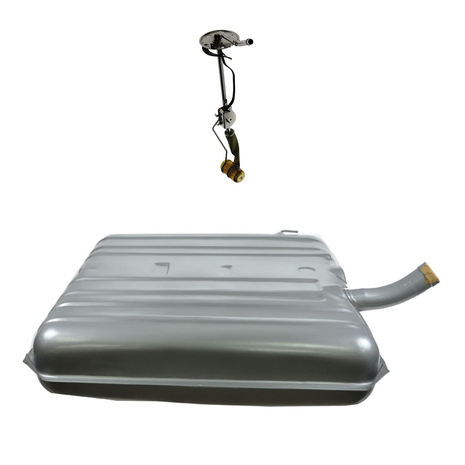 TRQ Fuel Tank Kit with Sending Unit - Compatible with 1958 Chevrolet Bel Air - Gas Tank Replacement for Classic Car Restoration & Performance Upgrades