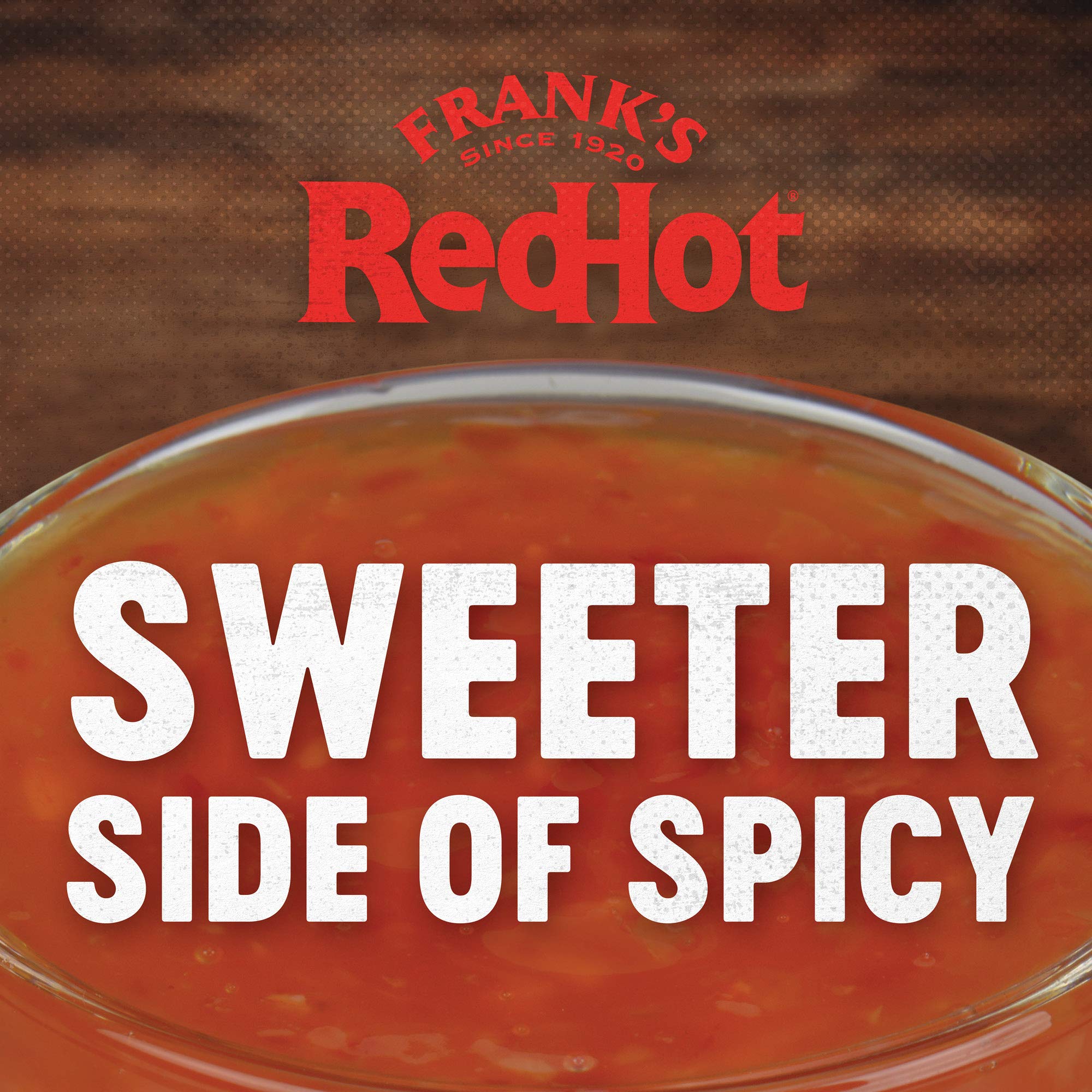 Frank's RedHot Sweet Chili Sauce - 0.5 Gallon Bulk Hot Sauce for Wings, Pizza, Sandwiches & Stir Fry | Spicy Glaze for BBQ, Tacos, Burgers & Asian Cuisine