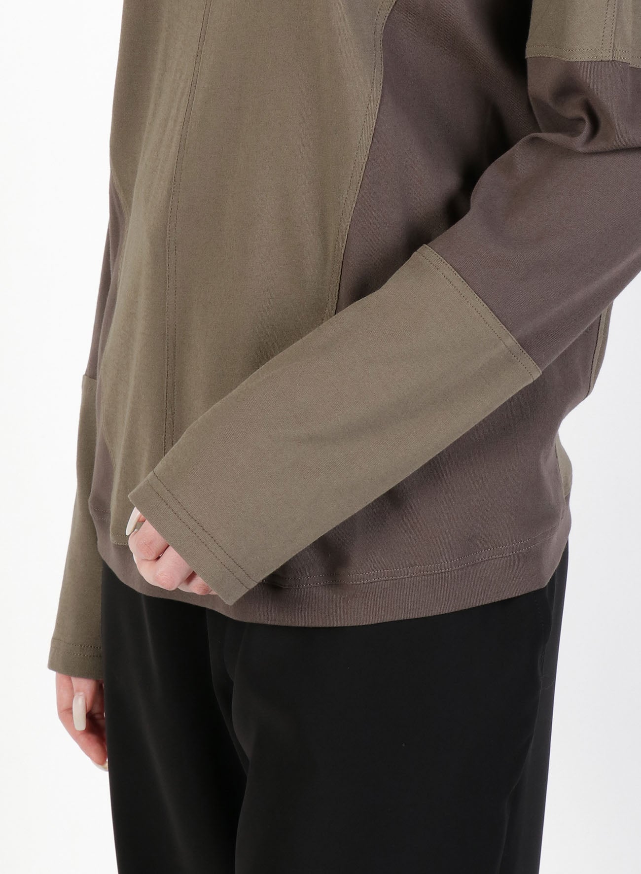 Soft Cotton Felt Combination Panel T-Shirt for Men & Women | Comfortable Casual Wear for Everyday Outfits, Work, and Weekend Relaxation