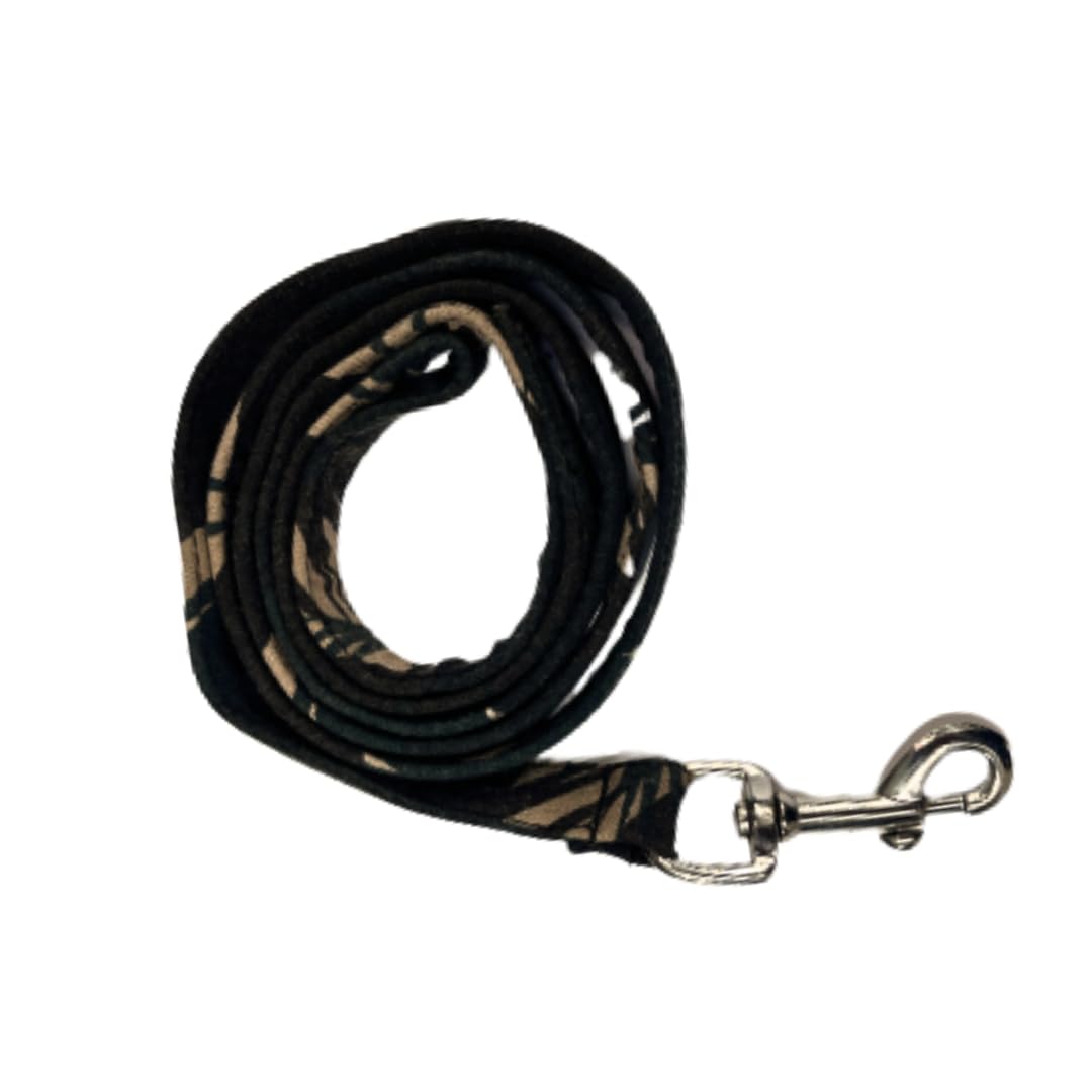 WAGGY TAILS Military Printed Nylon Dog Leash - Durable Rope Leash for Medium & Large Dogs - Comfortable Training, Walking & Running Pet Accessory (Green) - Perfect for Outdoor Adventures, Hiking & Daily Walks