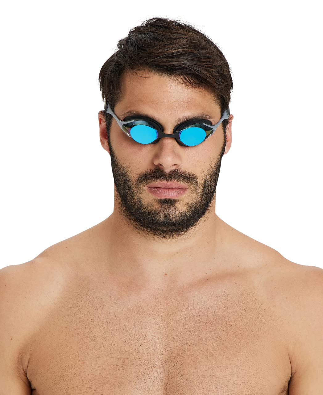 ARENA Unisex Adult Cobra Swipe Anti-Fog Racing Swim Goggles - Polycarbonate Mirror/Non-Mirror Lens - Hydrodynamic Design for Competitive Swimming & Training