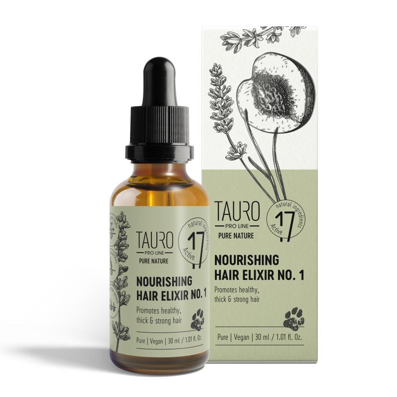 Tauro Pro Line Nature Nourishing Elixir No.1 - Pet Skin & Coat Treatment for Damaged Fur Repair | Natural Solution for Dry, Itchy Skin in Dogs & Cats | Perfect for Allergy Season & Post-Grooming Care