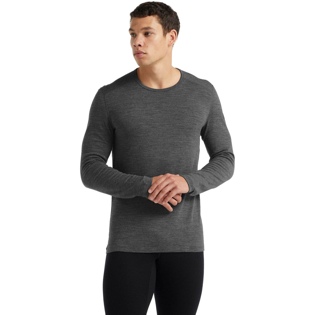Men's Merino Wool 260 Tech Long Sleeve Thermal Base Layer Shirt - Warm Winter Underwear for Hiking, Skiing & Outdoor Activities