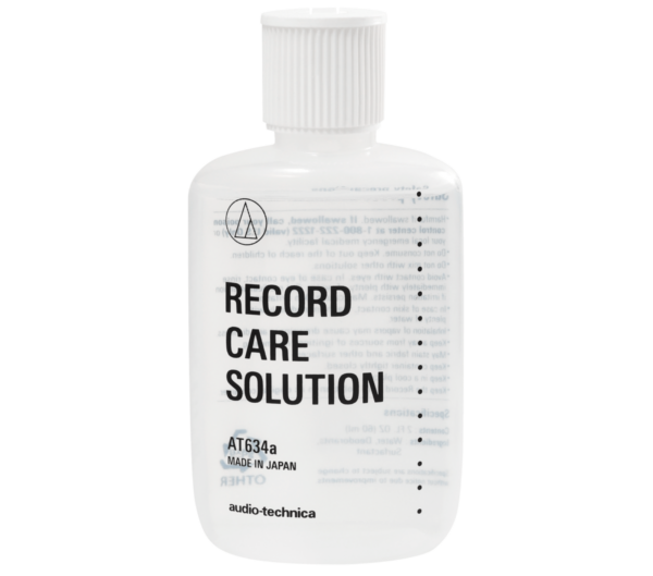 Audio Technica Record Care Solution Kit - Vinyl Cleaning Fluid & Brush for LP, 33, 45 RPM Records - Perfect for Home DJs & Music Collectors