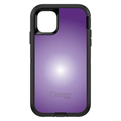 Purple White Gradient Burst On Black Case