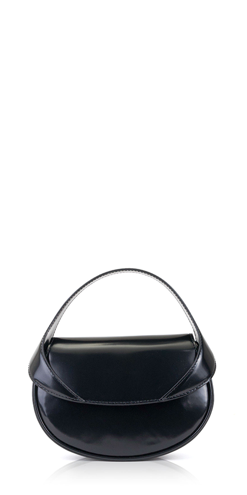 Stylish Hari Bag in Black Patent Leather - Perfect for Work, Travel & Evening Events | Durable & Fashionable Women's Handbag