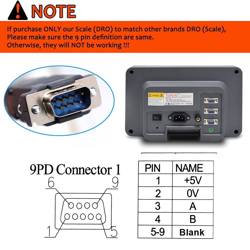 5um High Precision Digital Readout Linear Scale 600mm (24