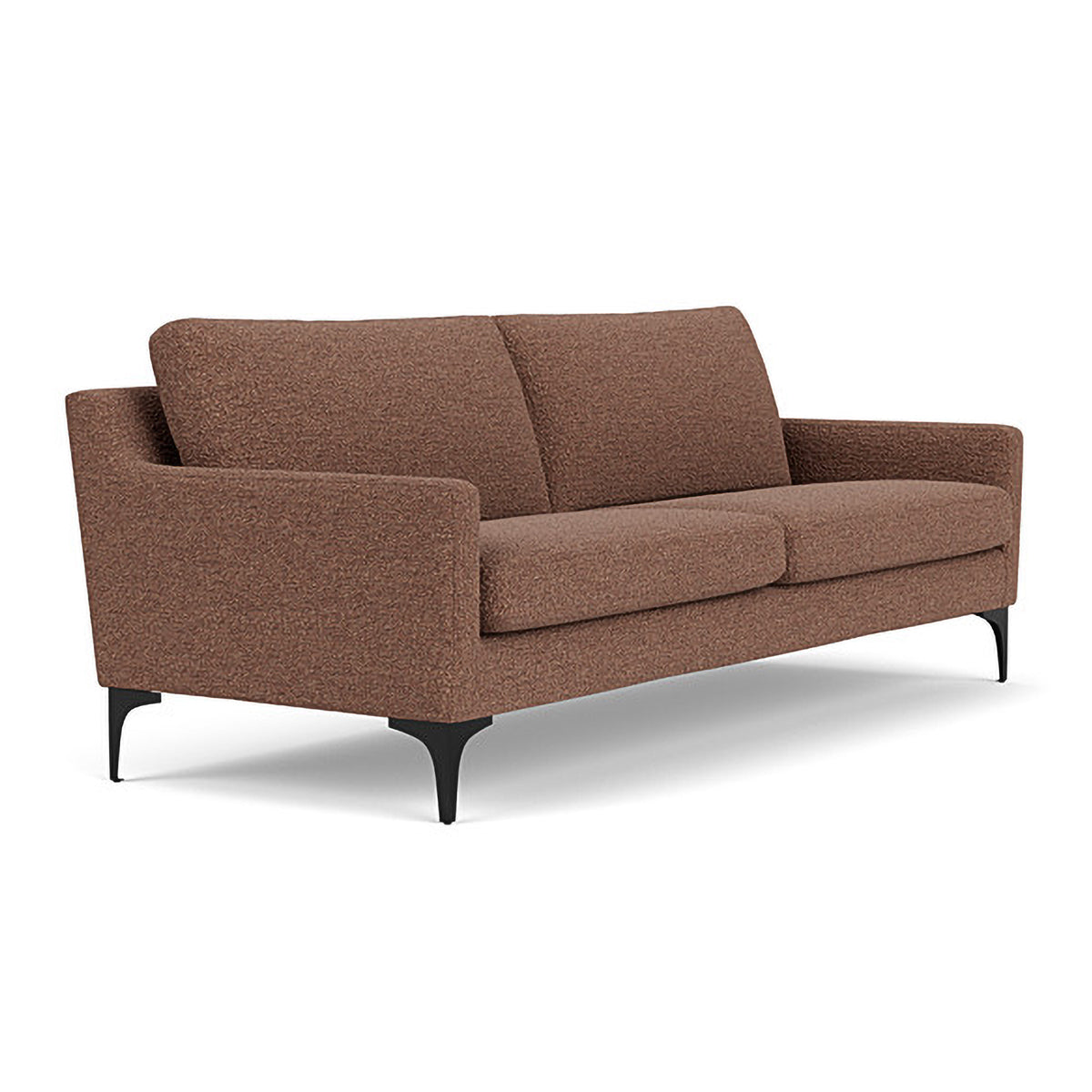 Astha Boucle 3 Seater Sofa - Modern Upholstered Couch with Soft Fabric for Living Room, Lounge & Office | Comfortable Sectional Sofa for Home Decor