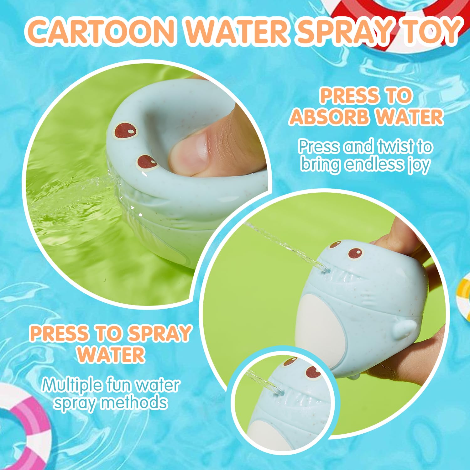 **11PCS Non-Toxic Baby Bath Toys - Stacking Boats & Animal Squirters for Sensory Play | Safe Bathtub & Pool Toys for Infants 6-12M & Toddlers 1-3Y | Educational Water Table Gift for Learning & Fun**    *(Perfect for bathtime, pool play, sensory development, and early learning activities!)*
