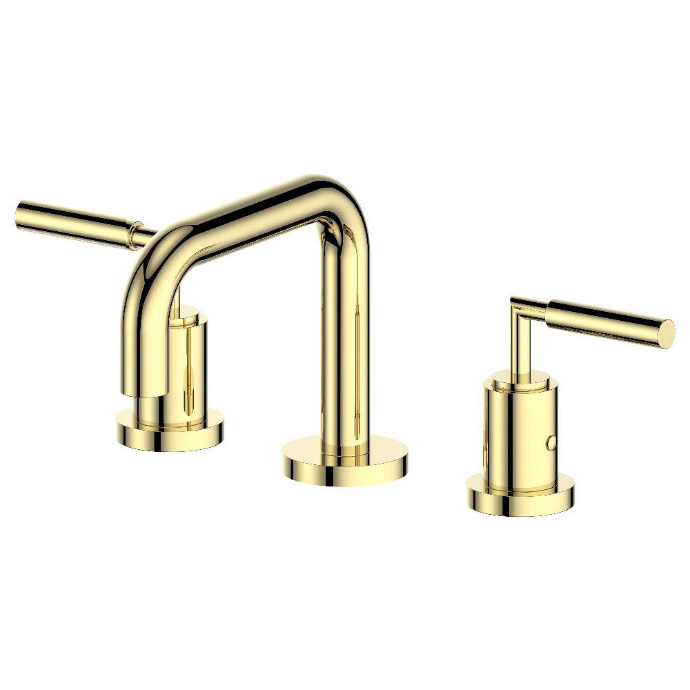 ZLINE El Dorado Widespread Bathroom Faucet in Polished Gold - 8 Inch Centerset Luxury Bathroom Sink Faucet with High Arc Spout - Perfect for Modern and Classic Bathroom Decor (ELD BF PG)