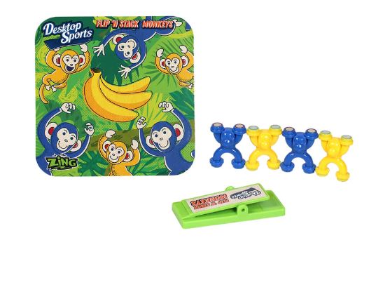 Flip n Stack Monkeys - Fun Stacking Game for Kids & Family - Perfect for Birthday Gifts & Party Games - Indoor & Outdoor Playtime Activity