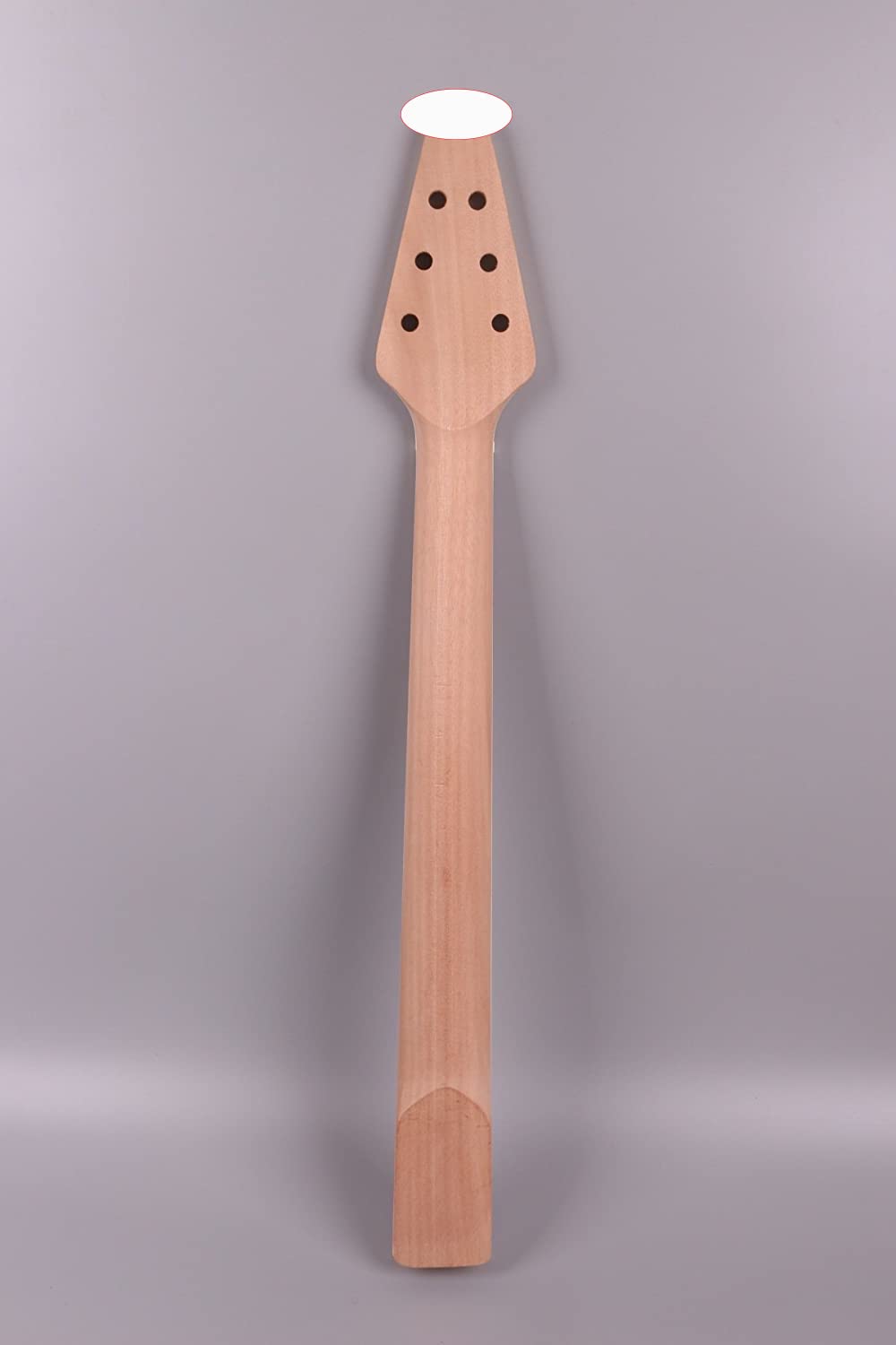 Yinfente Unfinished Electric Guitar Neck - 22 Frets, Maple & Mahogany Wood Replacement for Electric Guitars - Perfect for DIY Guitar Repair, Custom Builds, and Upgrades