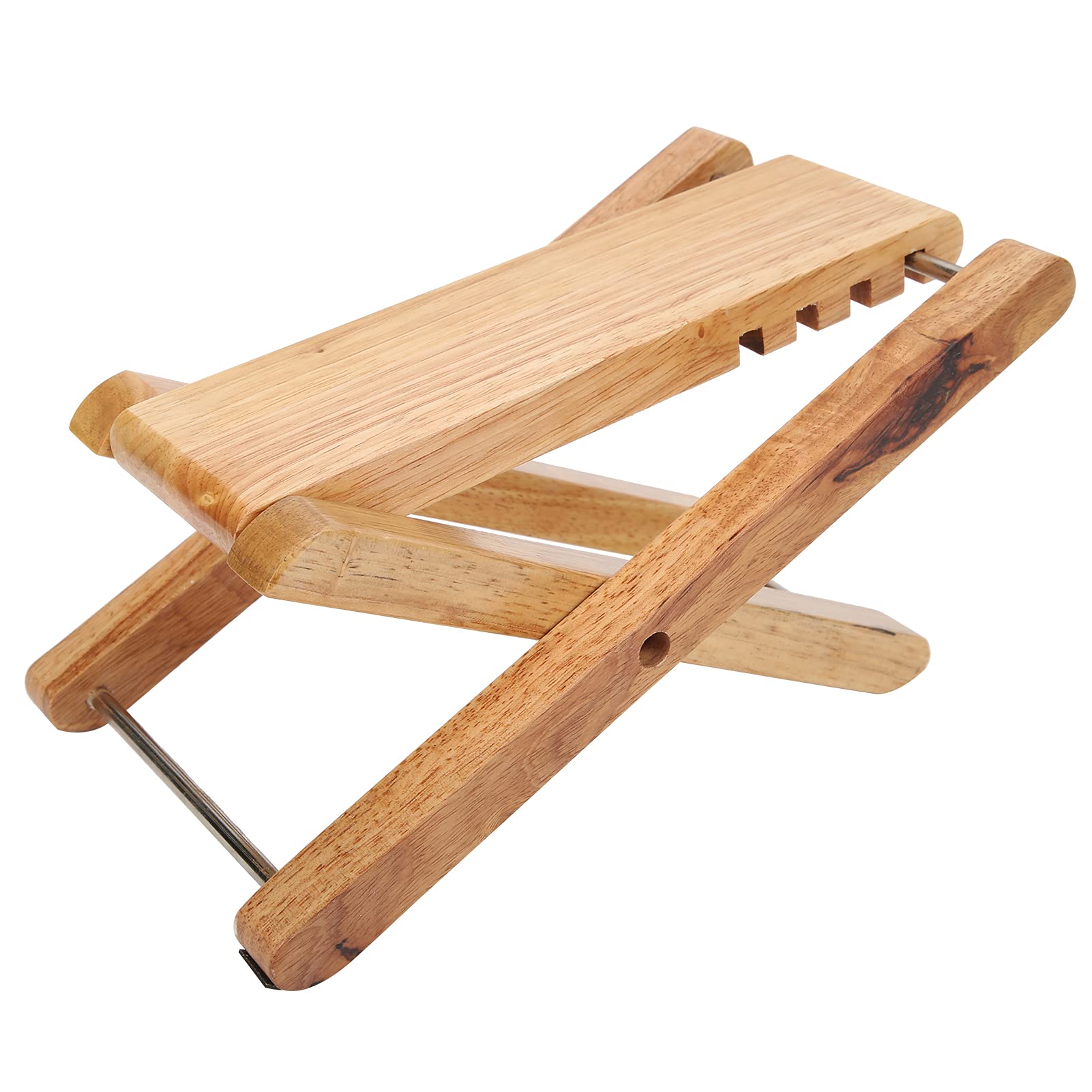 Foldable Bamboo Guitar Footstool - Portable & Stable Foot Rest for Guitar Players | Perfect for Practice, Performances & Travel