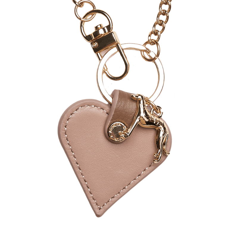 Blushwood Leather Heart Bag Charm - Elegant Handbag Accessory for Women | Perfect for Purses, Backpacks & Keychains | Valentine's Day Gift Idea
