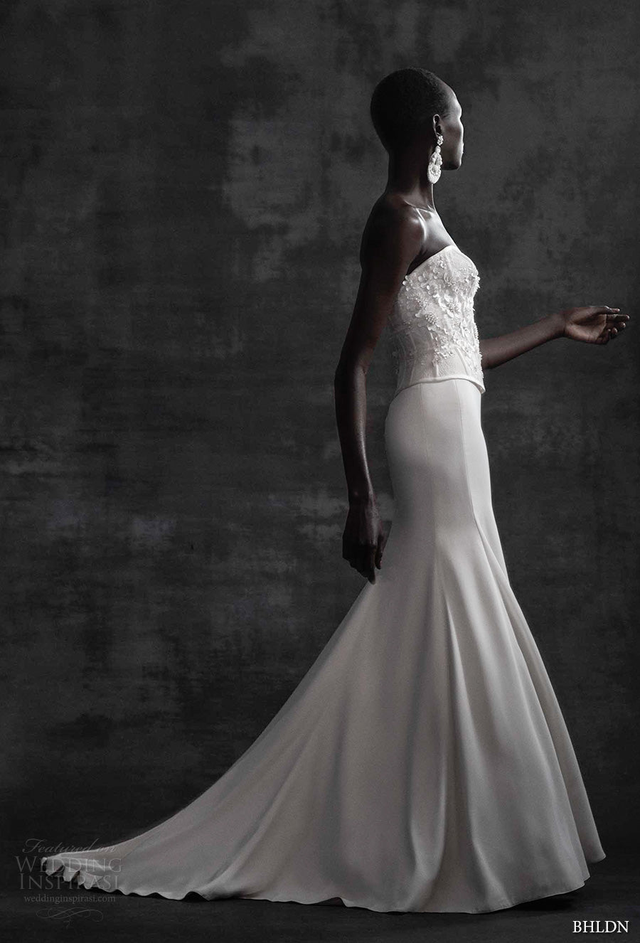 BHLDN Willowby by Watters Nikkie 58355 Floral Lace Wedding Skirt - Perfect for Bridal, Formal Events & Photoshoots