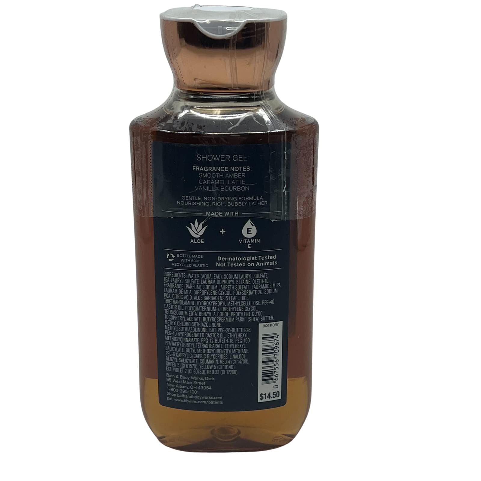 Bath & Body Works Midnight Amber Glow Body Wash & Shower Gel with Nourishing Body Lotion Set - Warm Vanilla & Amber Scent for Relaxing Nighttime Bath & Moisturizing Skin Care Routine
