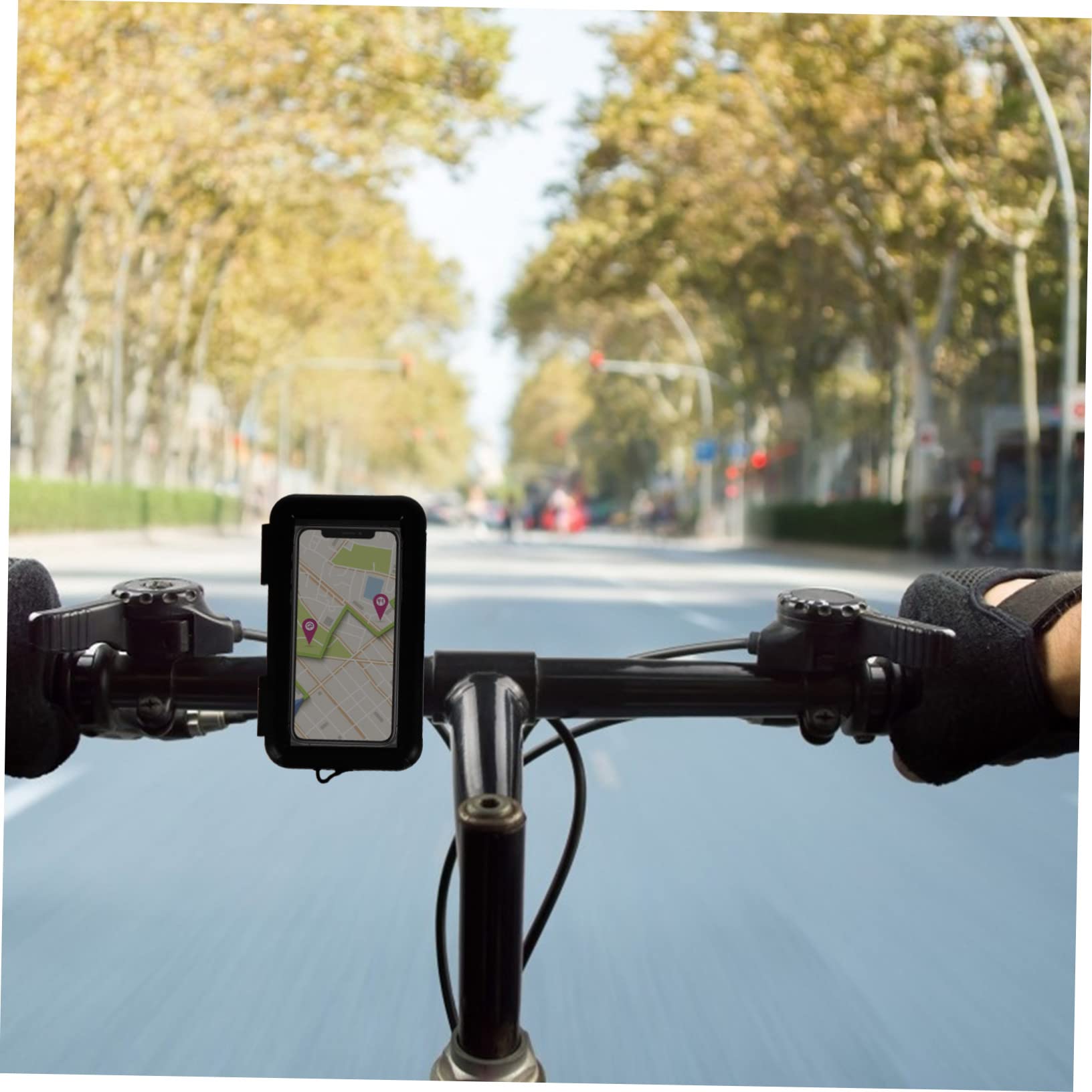 3 Pcs Waterproof Bike Motorcycle Phone Holder - Secure Mobile Cell Phone Mount for Cycling, Commuting, and Outdoor Adventures