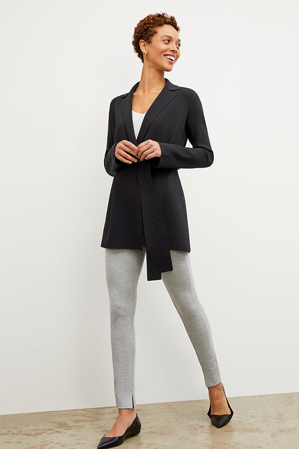 Stella Women's Washable Ponte Leggings - Gray Melange | Comfortable & Stylish for Yoga, Workout & Everyday Wear