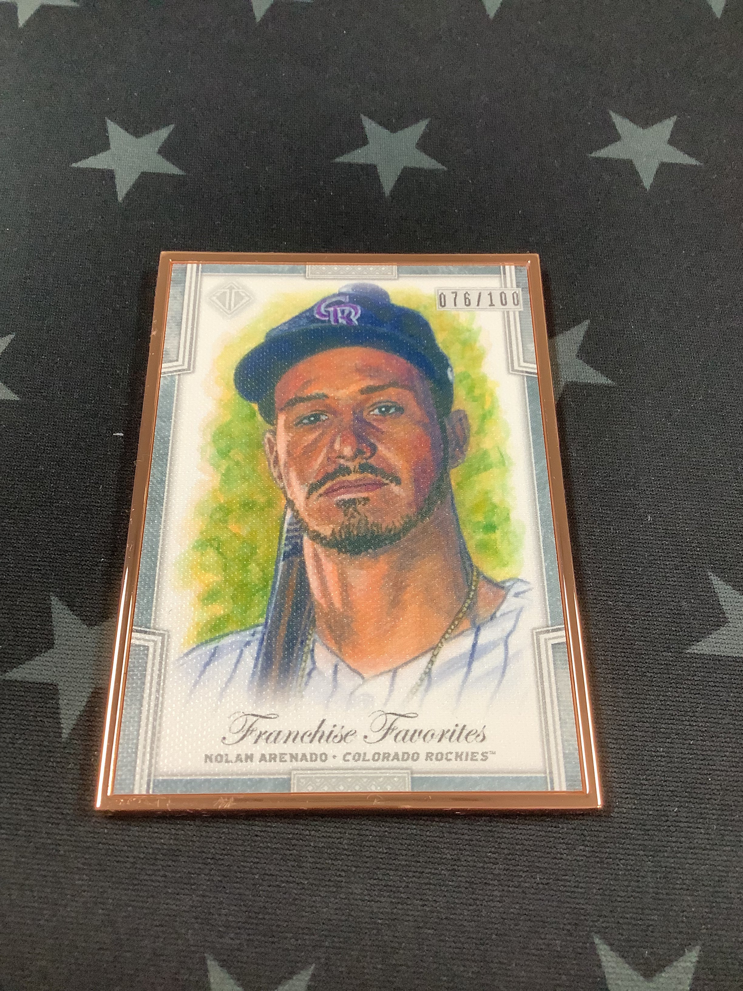 2019 Nolan Arenado Franchise Favorites Transcendent Collection Baseball Card #FFR NA /100 - Rare Collectible for MLB Fans & Sports Memorabilia Enthusiasts