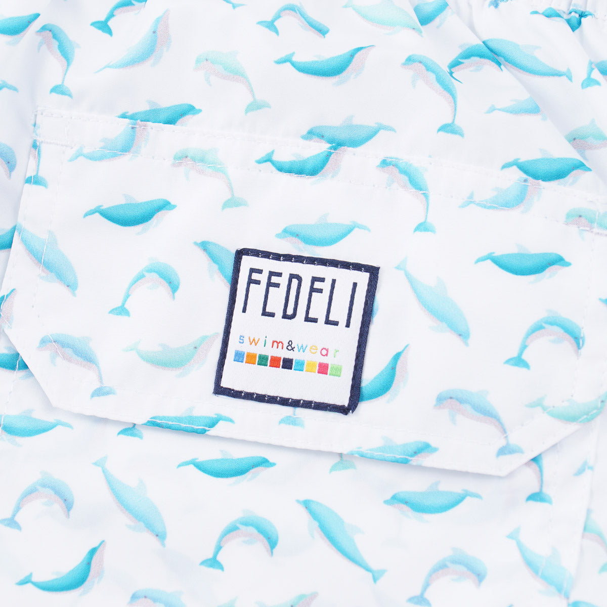 Fedeli 'Madeira' Printed Swim Trunks for Men - Quick-Dry Beach Shorts with UPF 50+ Sun Protection - Perfect for Swimming, Vacation & Summer Outdoor Activities