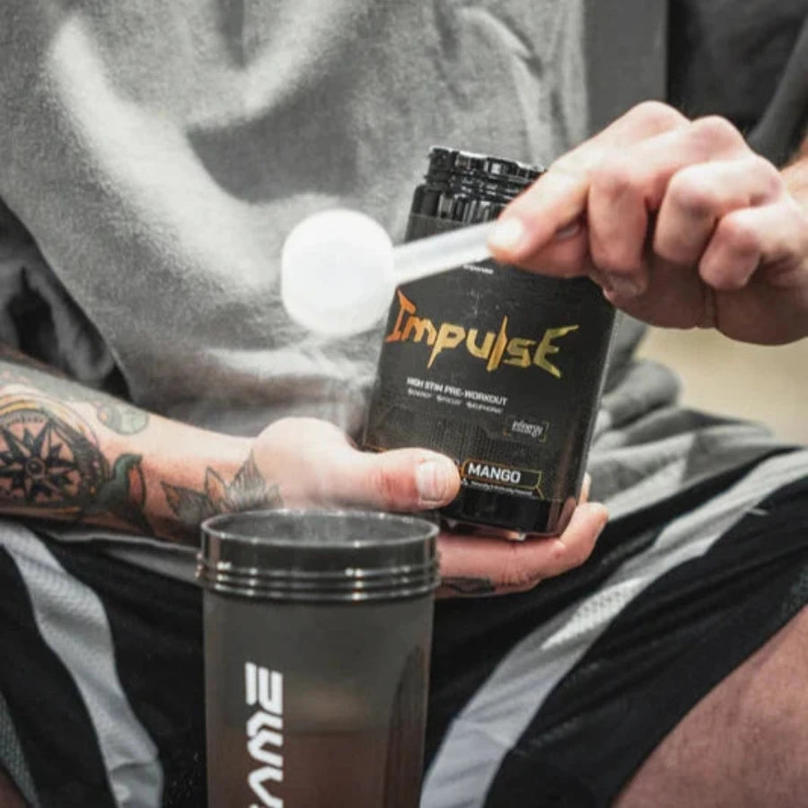 Endgame Impulse Pre Workout Powder 348g - Premium Energy & Focus Booster for Gym, Bodybuilding & Athletic Performance