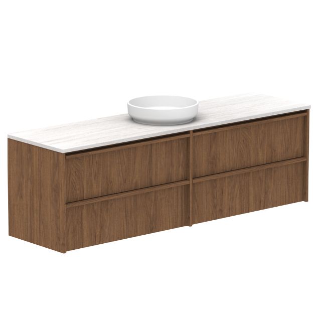 ADP Eli Wall Mounted Bathroom Vanity - Modern Floating Vanity with Sink for Small Space, Perfect for Apartments and Powder Rooms