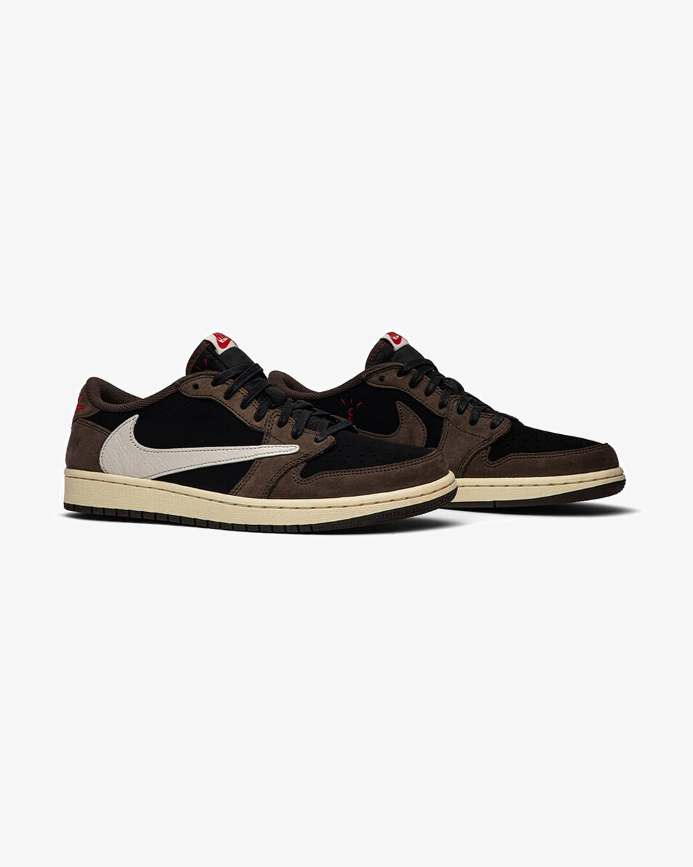 Nike x Travis Scott Air Jordan 1 Low Mocha Retro Sneakers - Men's Basketball Shoes for Streetwear & Casual Style