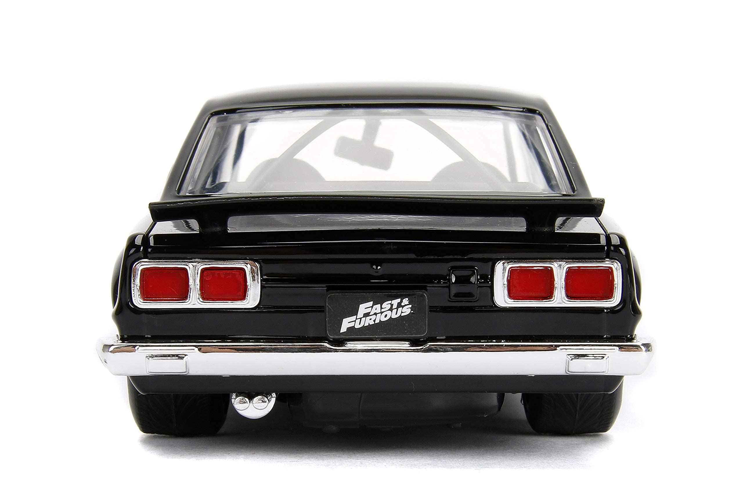 Jada Toys Fast & Furious 1:24 Scale Brian's Nissan Skyline 2000 GT-R Diecast Metal Car Model - Collectible Toy for Kids & Adults (JA99686, Black) - Perfect for Display, Gifts, and Movie Fans