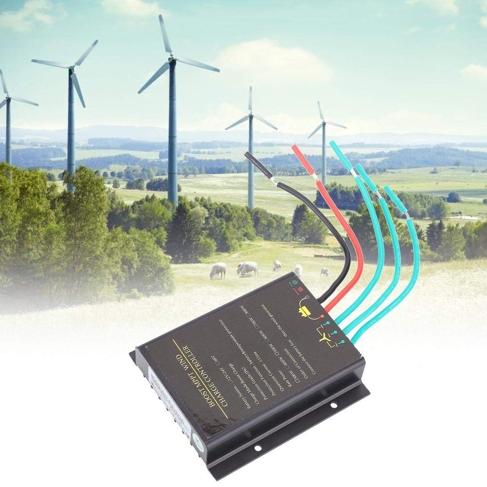 Waterproof MPPT Wind Turbine Charge Controller - Boost Power Regulator for Wind Generator Systems | Ideal for Off-Grid Solar & Wind Energy Applications