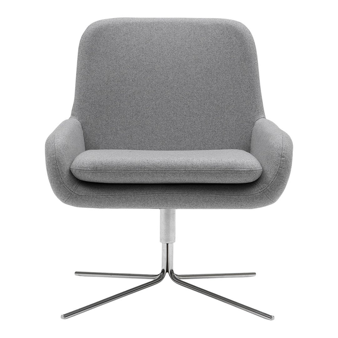 Modern Coco Swivel Chair - 360° Rotating Accent Chair with Upholstered Seat & Sturdy Metal Base - Perfect for Living Room, Bedroom, or Office Decor