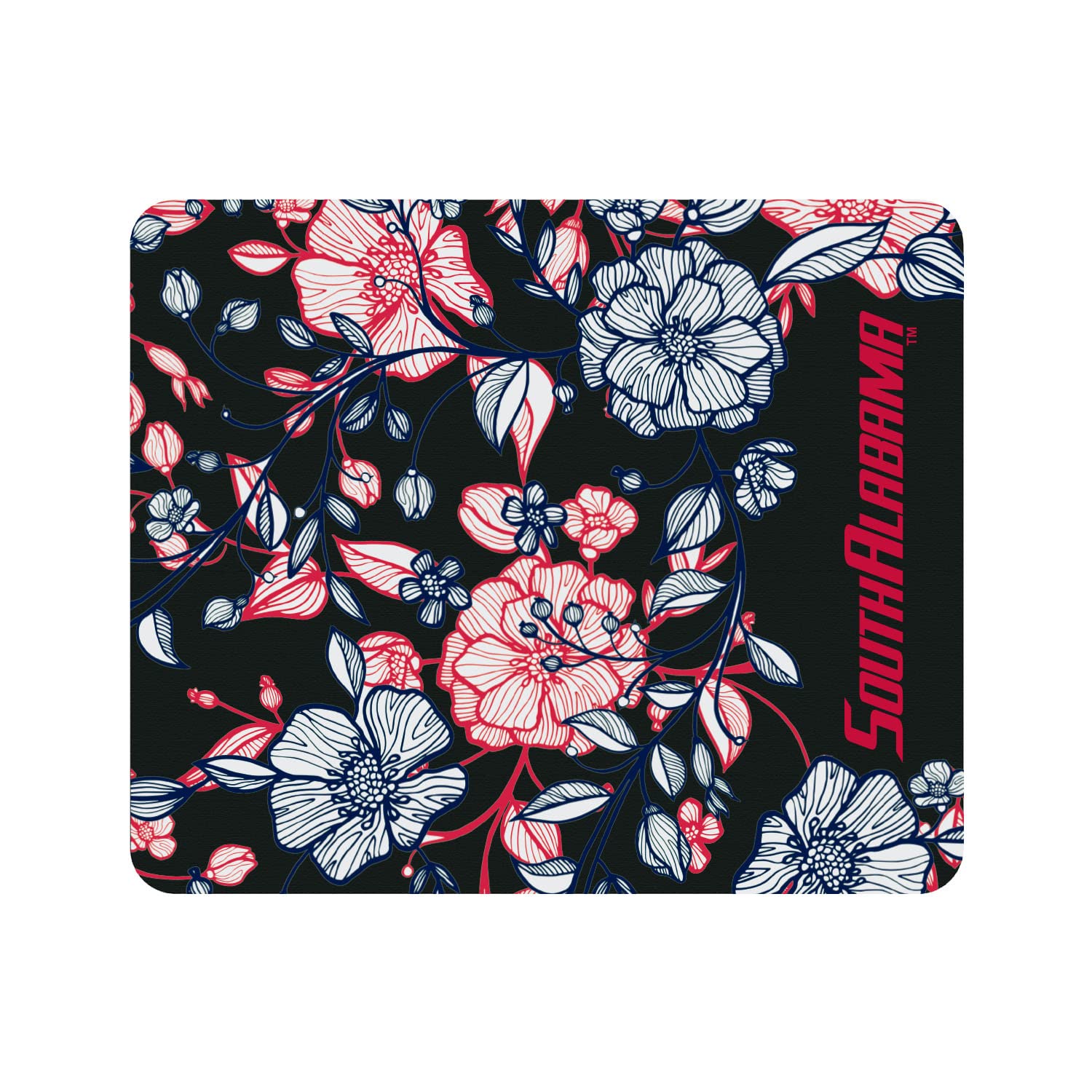 OTM Essentials University of South Alabama Fabric Mouse Pad - Non-Slip Desk Accessory for Gaming & Office Work - Perfect for PC, Laptop & Computer Setup