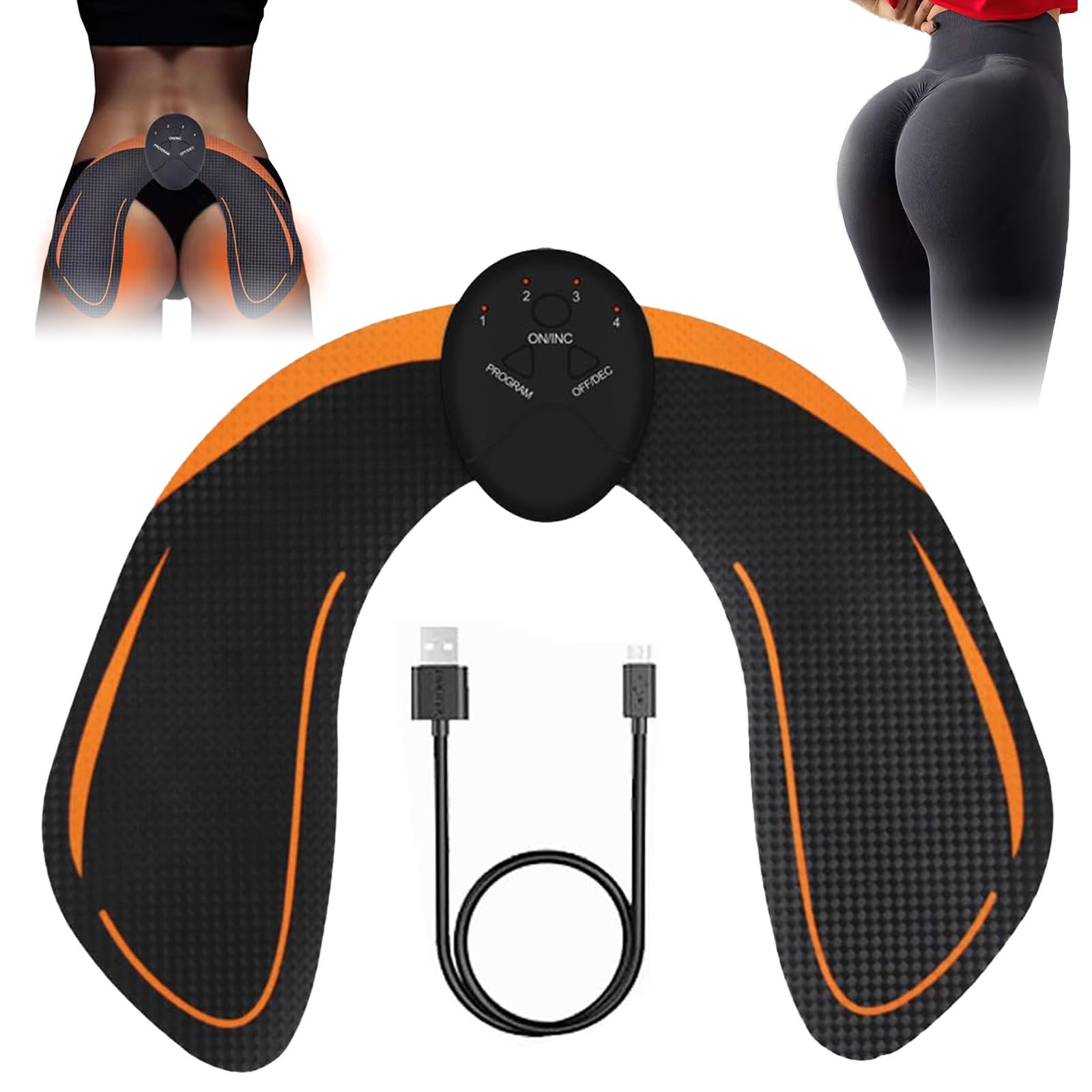 Zorvera Adjustable Booty Trainer for Women - Portable Butt Toner with 6 Smart Modes for Home Workout & Gym Training | Perfect for Squats, Glute Activation & Lower Body Exercises