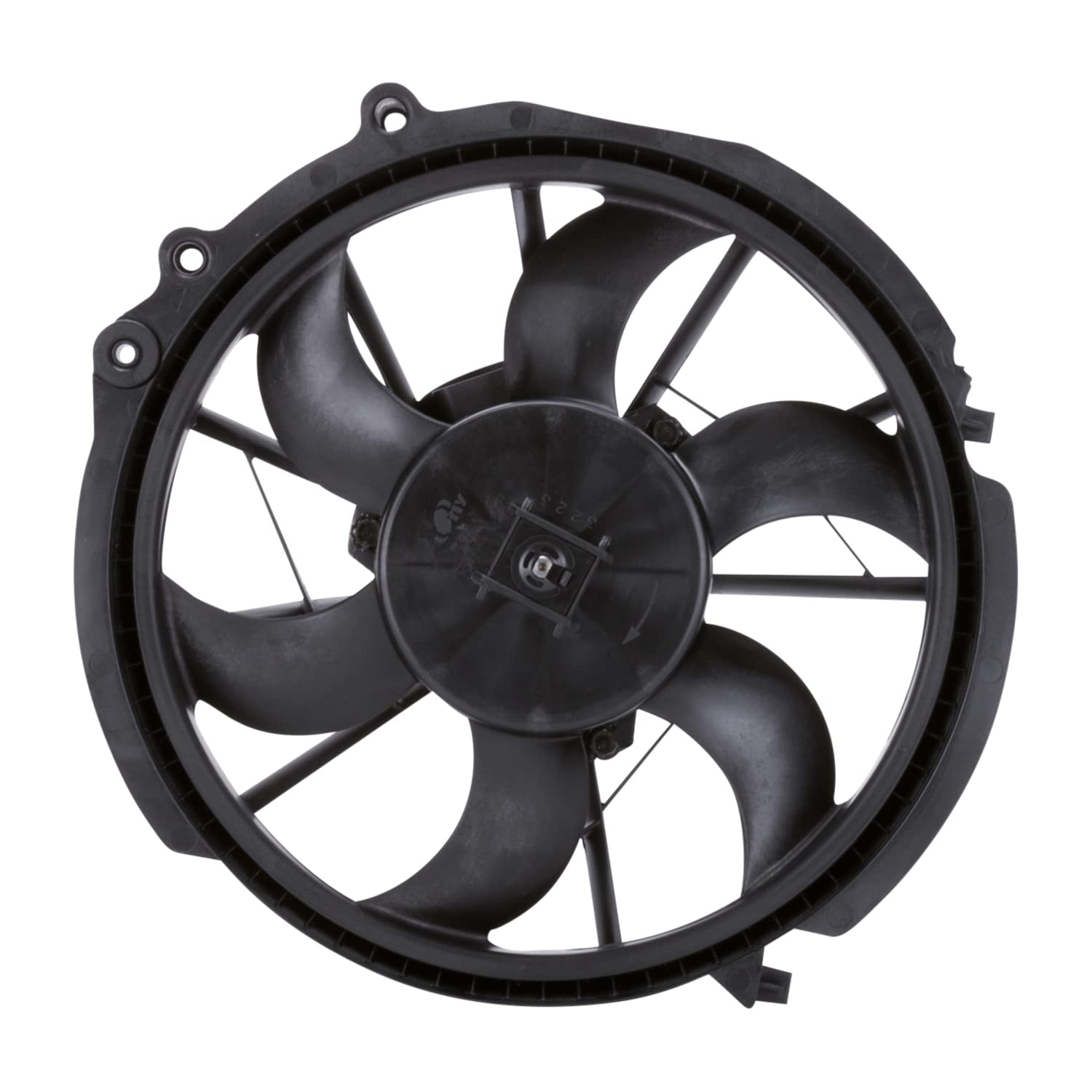 TYC A/C Condenser Fan Assembly 610310 - Replacement Part for Car AC Cooling System - Perfect for DIY Auto Repair & Summer Vehicle Maintenance