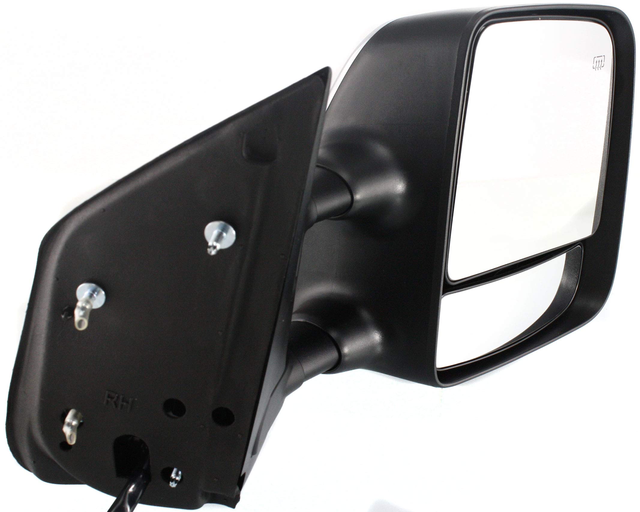 **2004-2015 Nissan Titan Power Heated Towing Mirrors – Driver & Passenger Side, Memory Chrome, Towing Package – Perfect for Winter Driving & Heavy-Duty Towing**