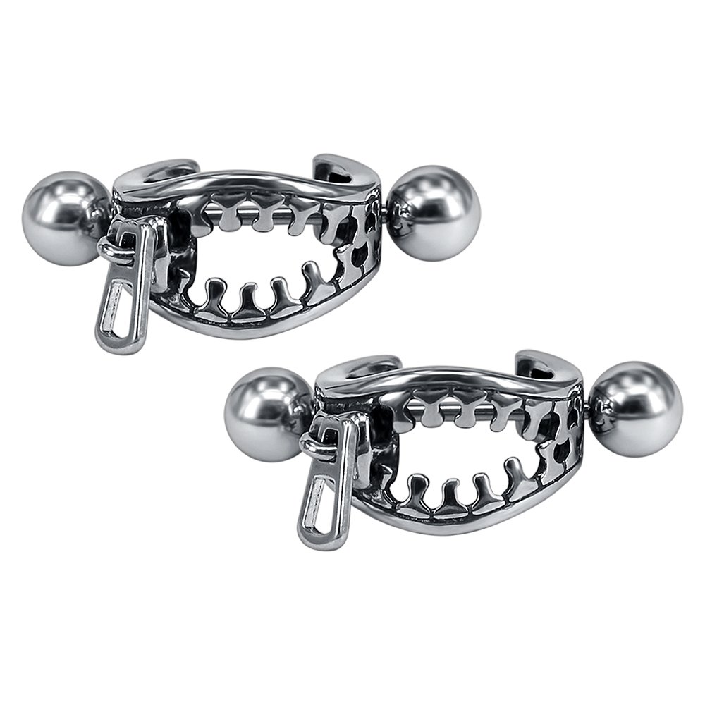 Punk Style Cartilage Ear Cuff - Surgical Steel Barbell Hoop Earrings for Tragus, Helix & Lobe Piercing - Gothic Punk Jewelry for Women & Men - Perfect for Concerts, Parties & Alternative Fashion