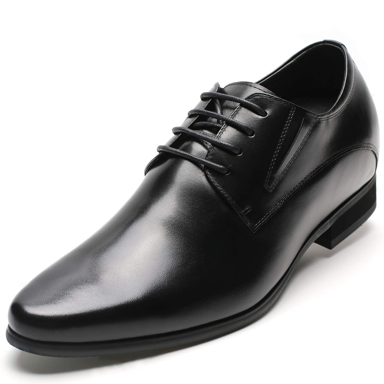 GOLDMoral Men's Elevator Sneakers - 3.5 Inch Hidden Height Increase Shoes | Breathable Textile & Microfiber Leather | Perfect for Work, Dating & Special Occasions