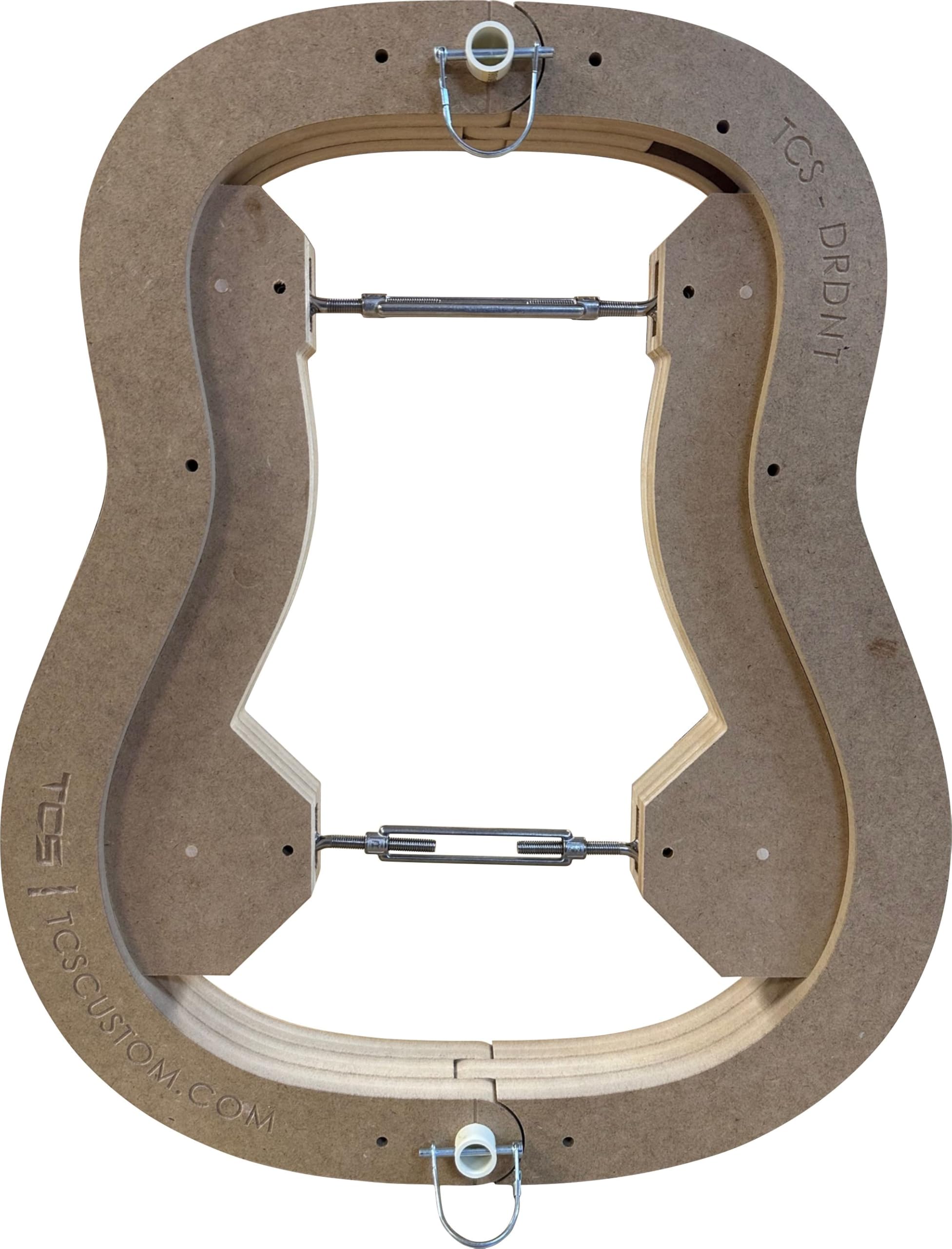 Premium Dreadnought Guitar Side Mold - High-Quality Luthier Tool for Acoustic Guitar Building & Repair - Perfect for DIY Projects & Professional Luthiers