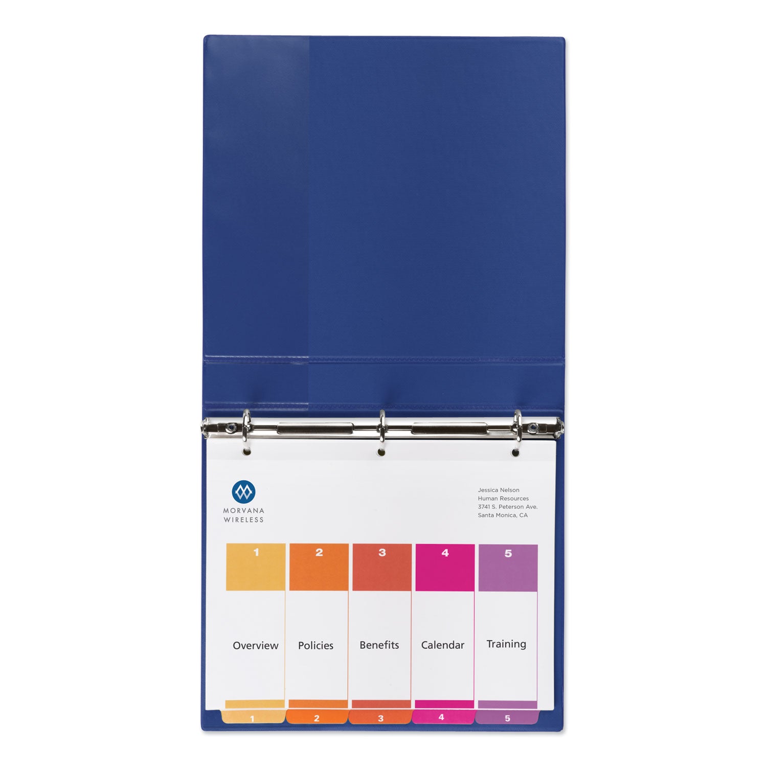 Avery Customizable Table of Contents Index Dividers with Multicolor Tabs - 5 Tabs, 1-5 Numbering, 11 x 8.5 Inches, White (3 Sets) - Perfect for Office Organization, School Binders, and Filing Systems