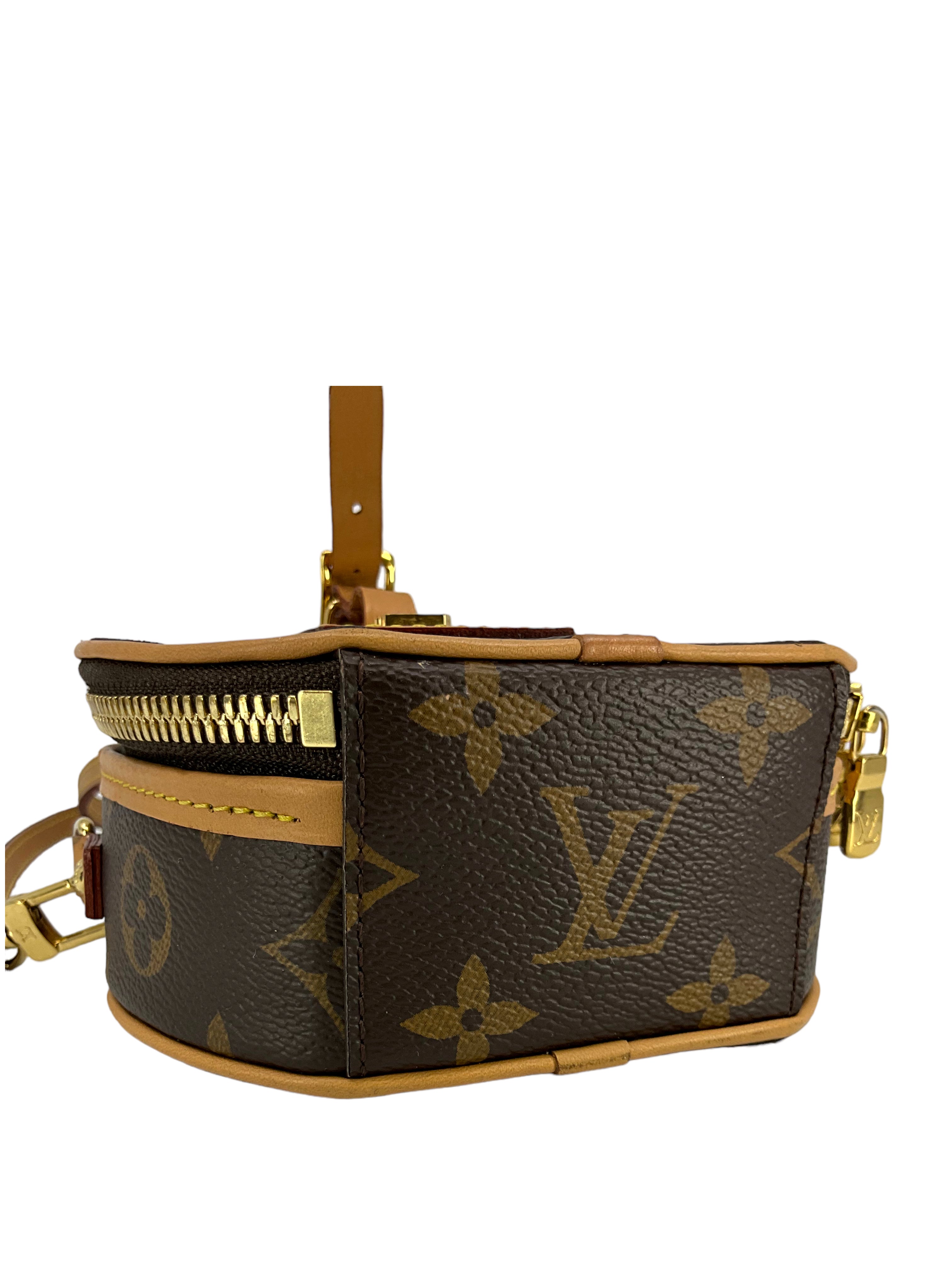 Authentic LOUIS VUITTON Monogram Mini Boite Chapeau Handbag - Luxury Crossbody Bag for Women | Perfect for Date Night, Travel & Everyday Use