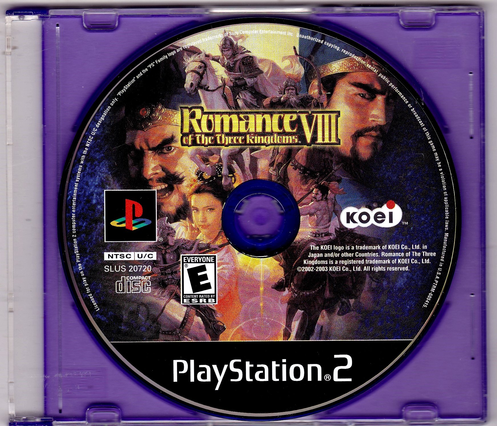 Romance of the Three Kingdoms VIII - PS2 Classic Strategy Game | Historical War Simulation | Perfect for Strategy Gamers & History Enthusiasts