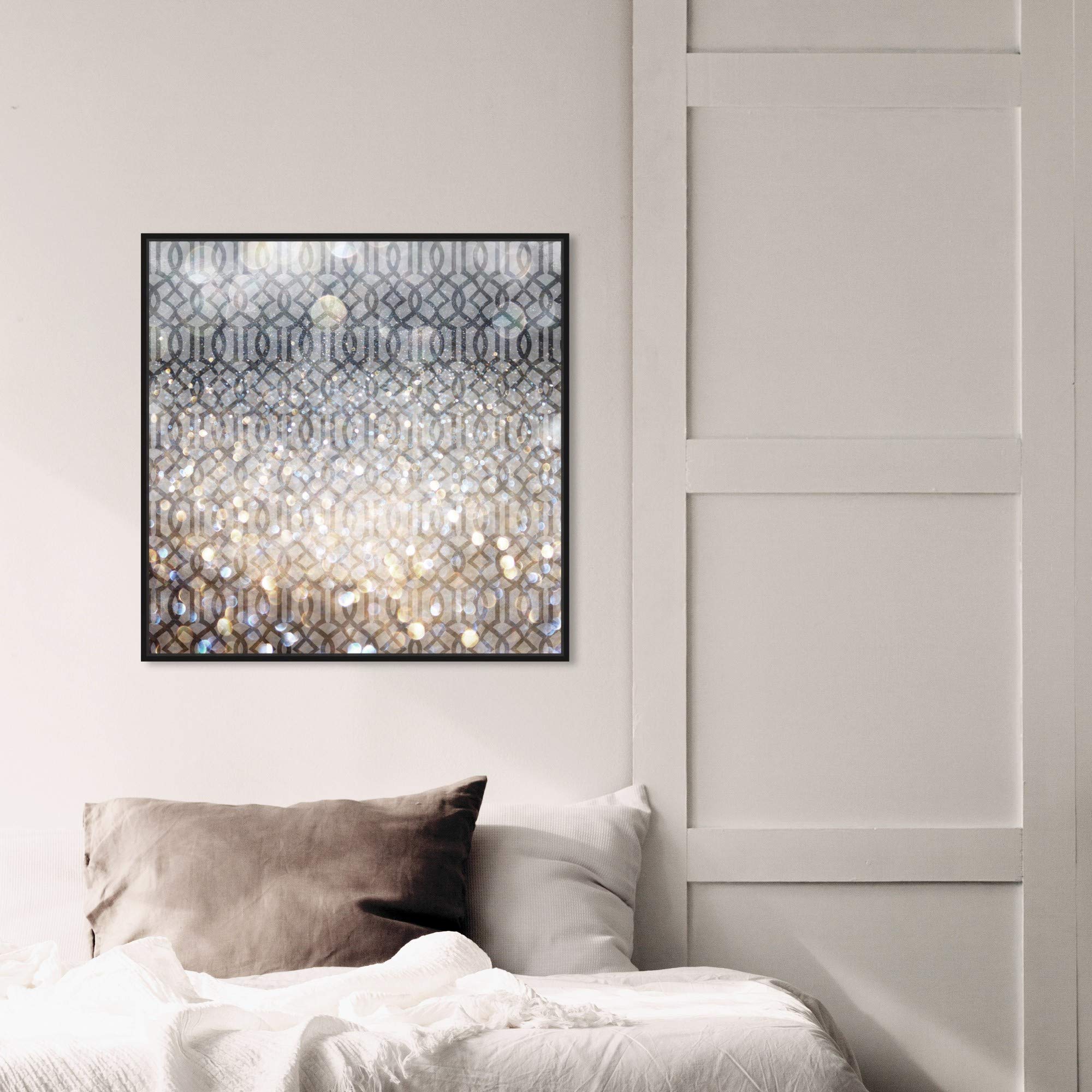 Abstract Framed Wall Art Canvas Prints - Modern 'Floresque' Floral Patterns for Living Room, Bedroom & Office Decor